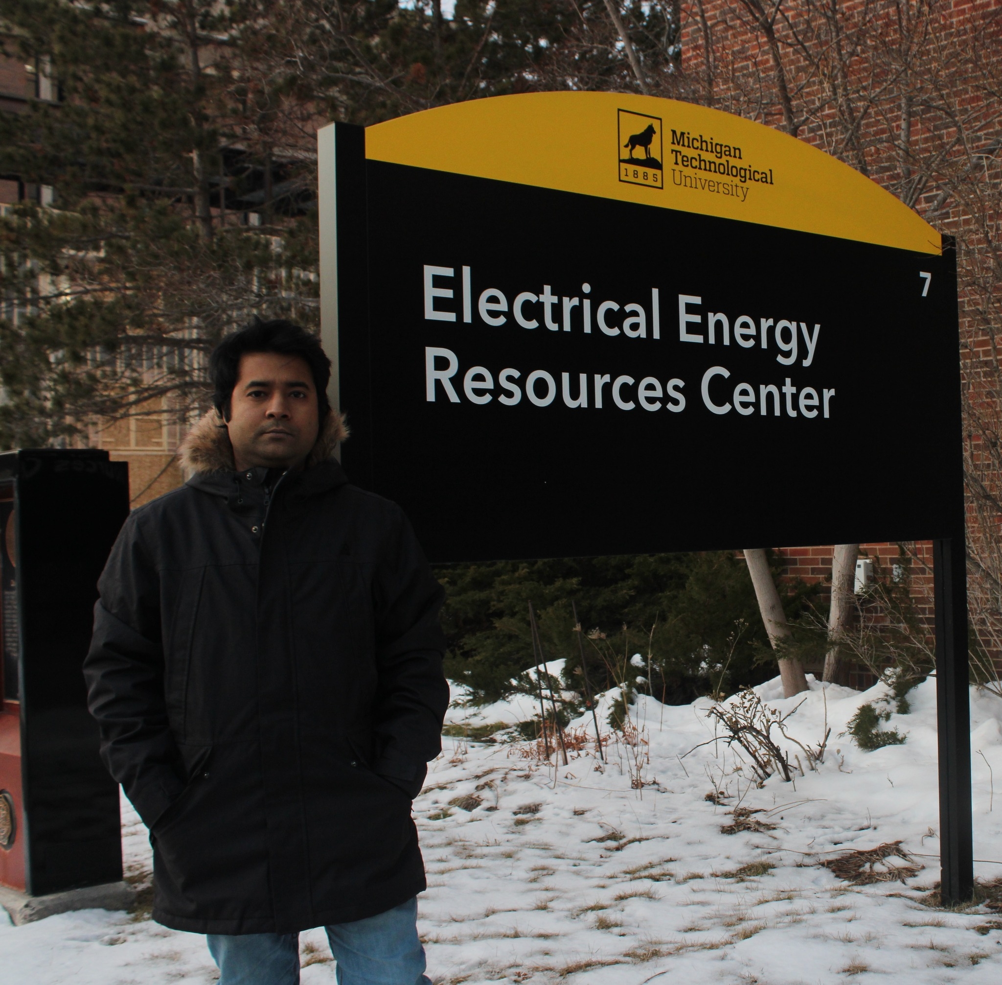 Md Abu Bakr Siddique at the Electrical Energy Resources Center, Michigan Technological University.